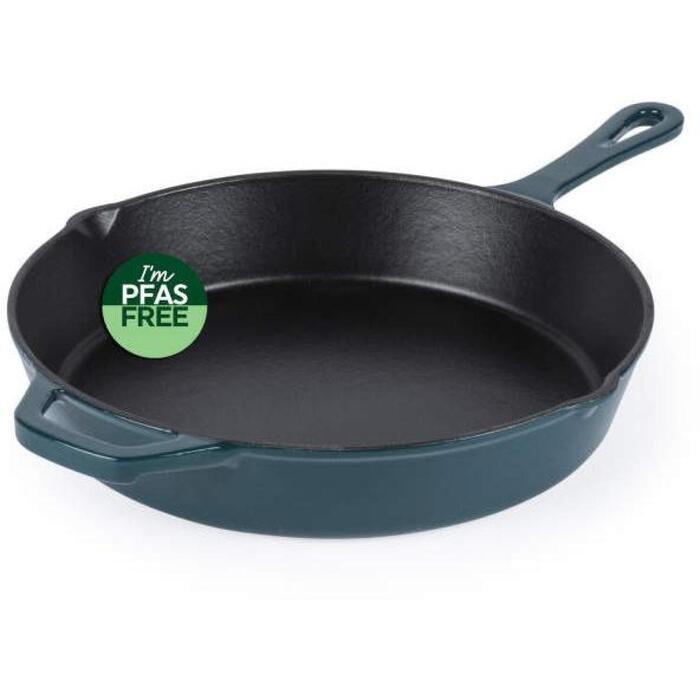 Salter BW13773GR Cast Iron 26 cm FryPan, Green (BW13773GR)