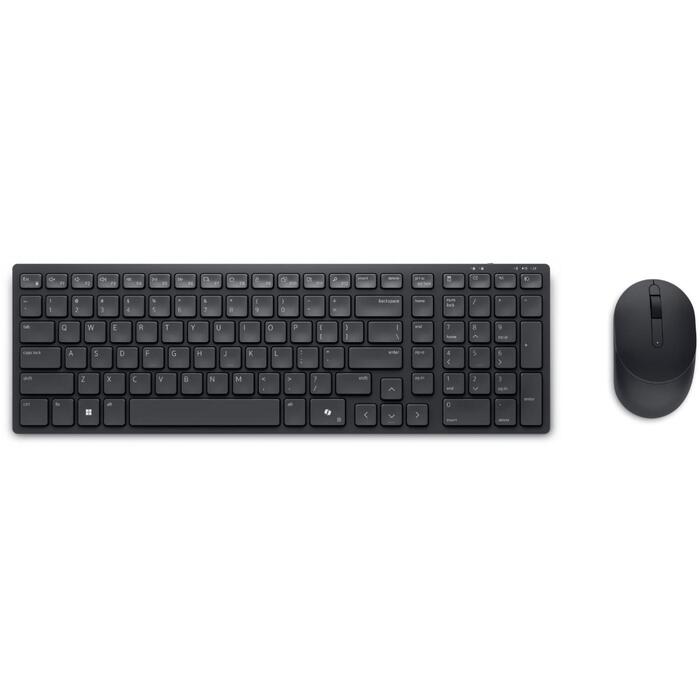 Dell KM555 tastatūra un pele, 3 taustiņi, Bluetooth, bezvadu, krievu, melna (580-BBVZ)