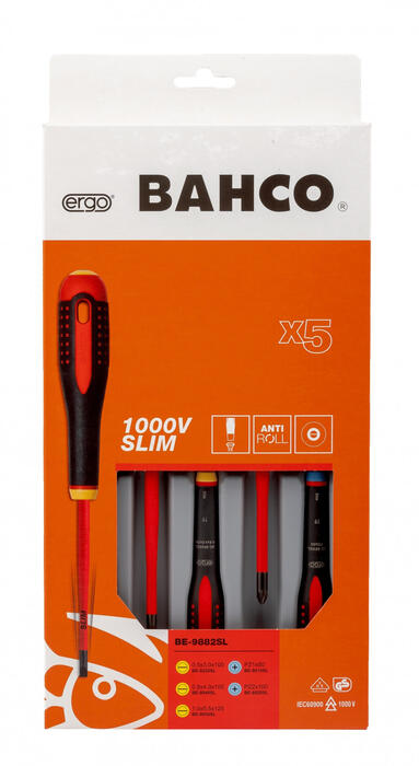 Elektriķu skrūvgriežu komplekts ERGO 5gab. BE-9882SL