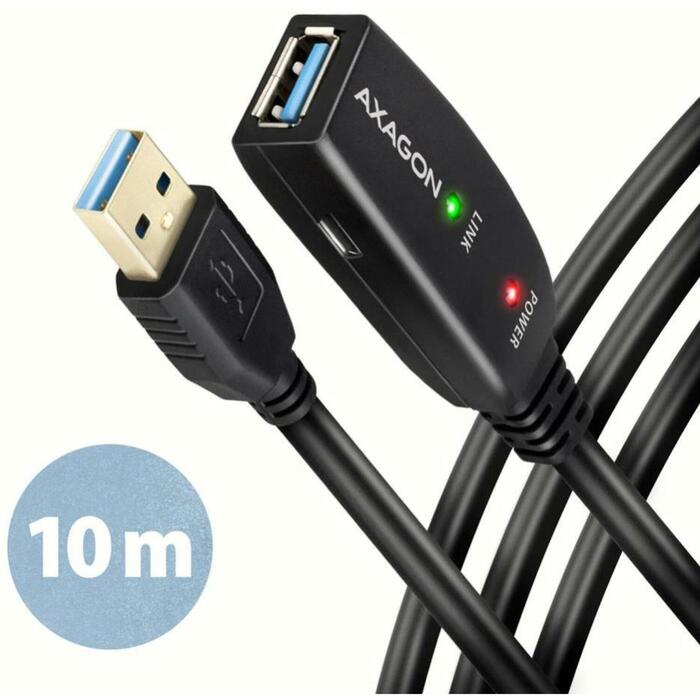 Axagon USB kabelis ADR-310, 10m, aktīvs