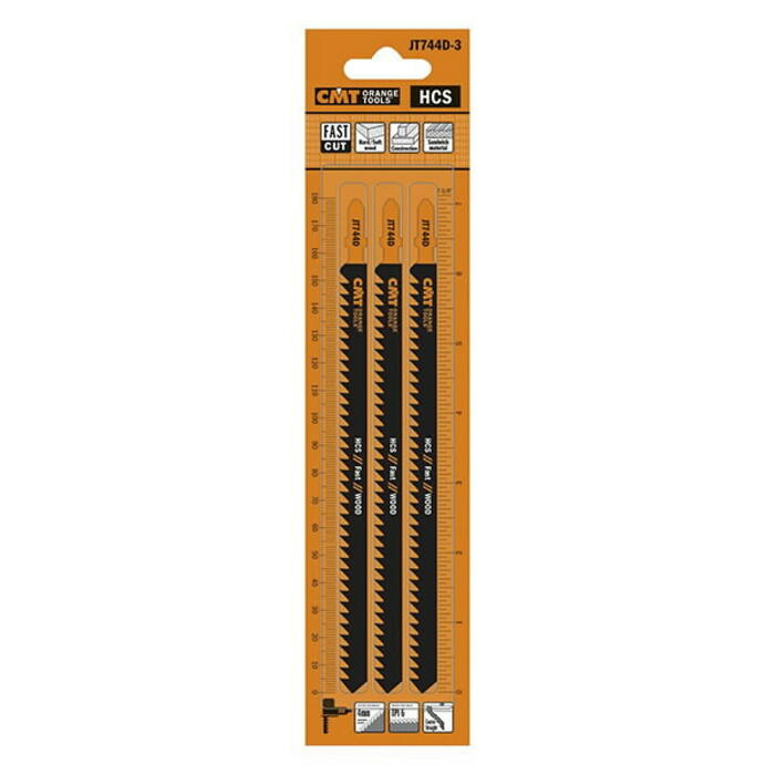 Figūrzāģa asmens kokam HCS, 155x4mm, CMT