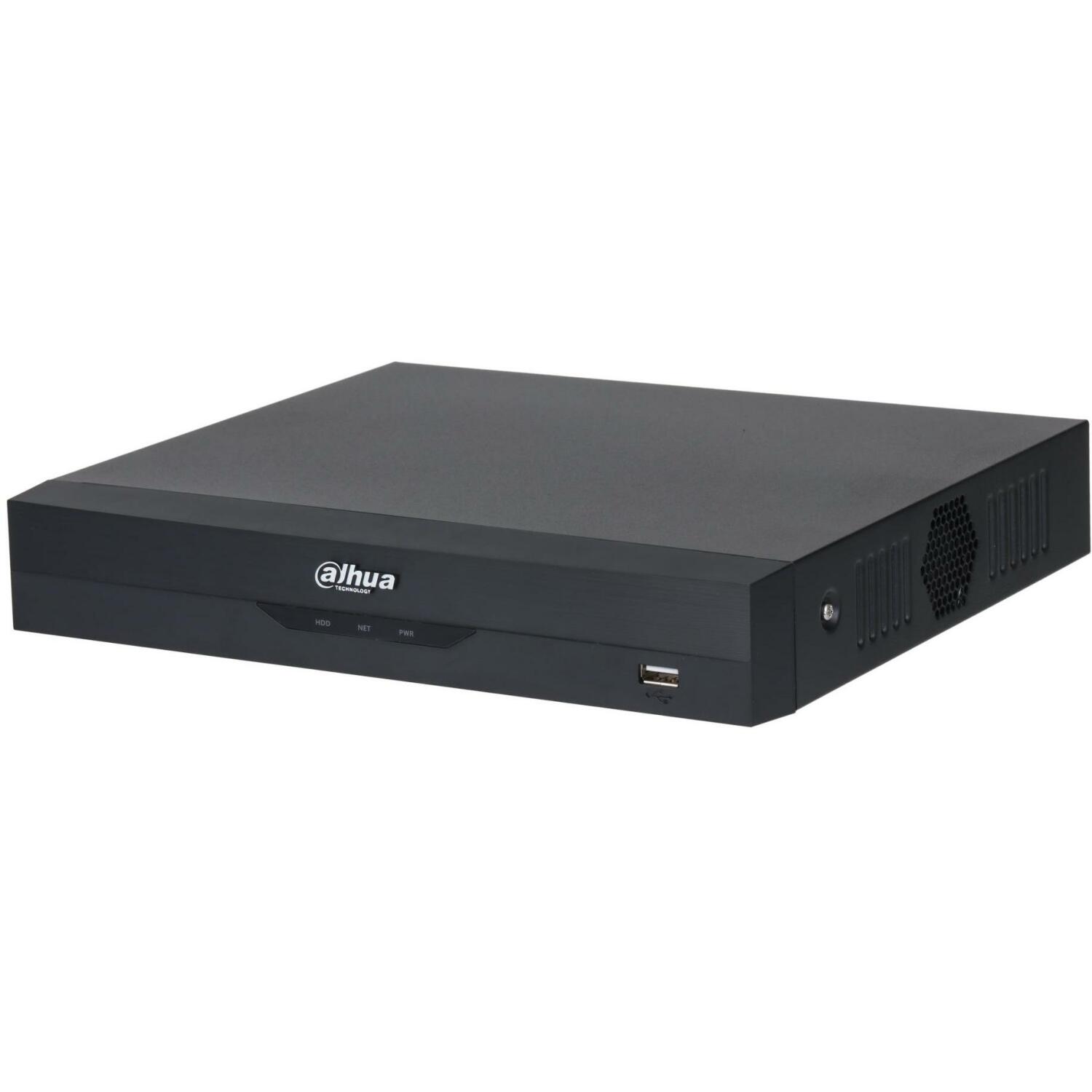 Dahua видеорегистратор XVR5104HS-4KL-I3/T, 4 канала, 3840 x 2160, H.264/H.265, 10 ТБ, двухсторонний звук, функции ИИ (XVR5104HS-4KL-I3/T)