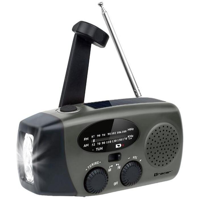 Tracer ārkārtas situāciju radio TRARAK47871, 2000mAh