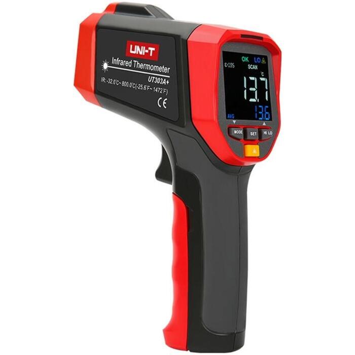 Uni-T UT303A+ infrasarkanais termometrs, -32°C 800°C