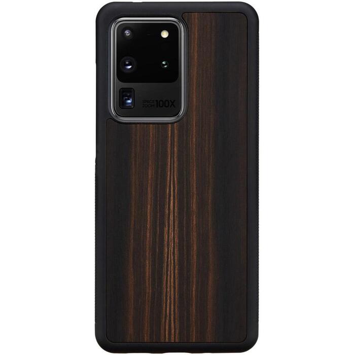 Man&Wood чехол M6722B, коричневый, совместим с Samsung Galaxy S20 Ultra, 6.9 дюйма (M6722B)