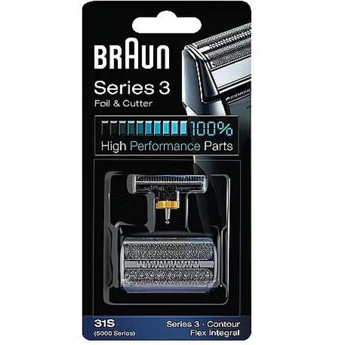 BRAUN Series 3 nomaiņas galviņa, melna (31S)