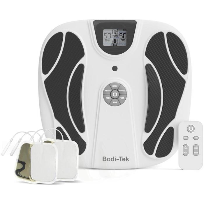 Bodi-Tek Masāžas ierīce BT-CRBO5-EU/1,1, 2 kanāli, 4 elektrodu spilventiņi, 15 režīmi, 20 intensitātes līmeņi, USB uzlādējams (BT-CRBO5-EU/1,1)