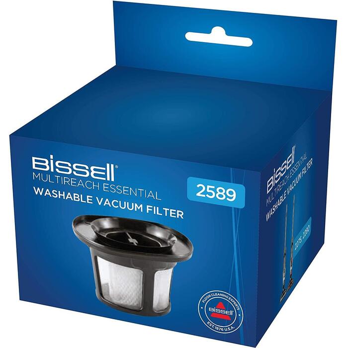 Bissell фильтр для пылесоса 2589, 50г, 11см, 10см, 7.6см, моющийся, совместим с MultiReach Essential 2275N, 2280N (2589)