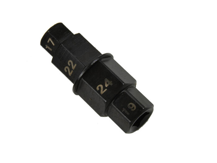 Geko motocikla priekšējā muciņa 17mm, 19mm