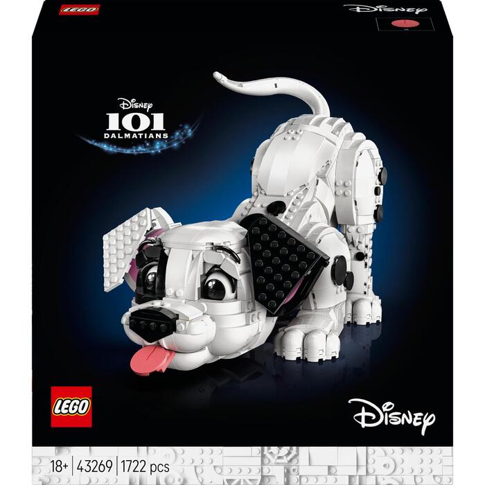 LEGO Disney 43269 101 dalmācietis kucēns, 1722 detaļas, 22cm, 18+, kustīga galva un aste (43269)