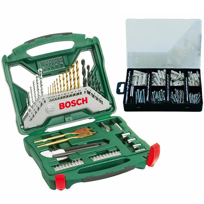 Uzgaļu komplekts 50+173gab. 2607017523 BOSCH (2607017523)