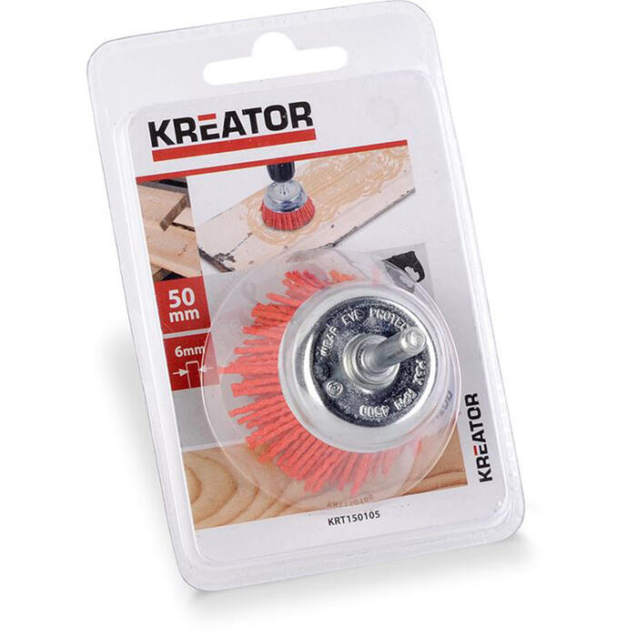 Koniskā birste uz ass 50mm, neilona