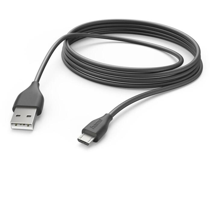 Hama USB kabelis 00201588, 3m, melns