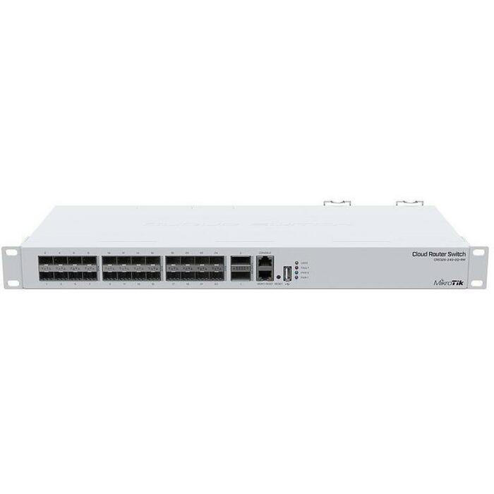 Mikrotik CRS326-24S+2Q+RM pārvaldāms komutators, 24 SFP+