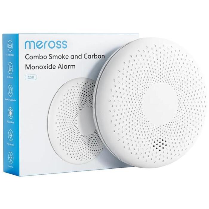Meross CS11-EU detektors, 3V, 1600mAh, 85dB