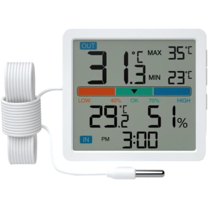 Manta Meteoroloģiskā stacija MTO002W, krāsains displejs