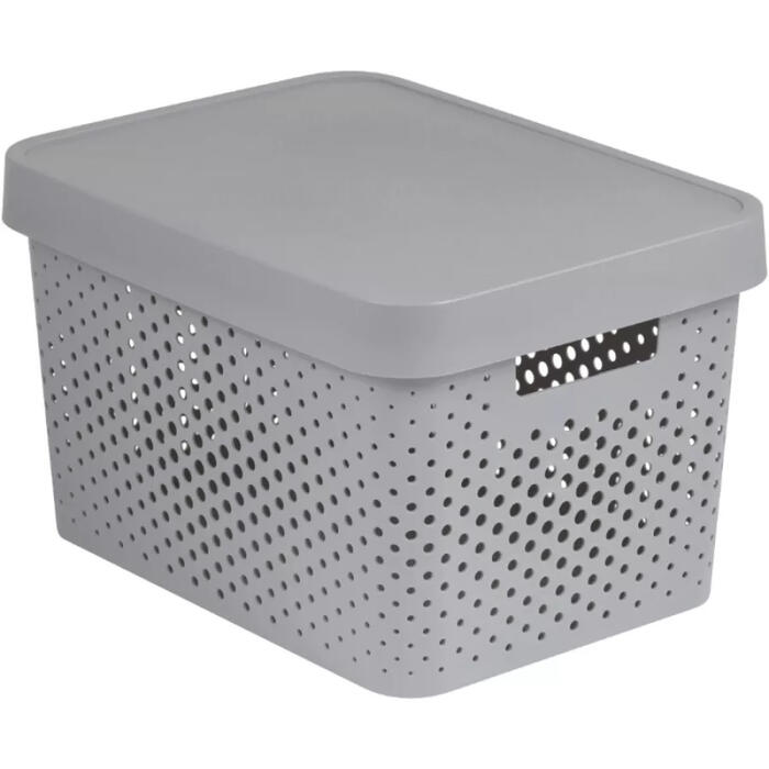 Kaste caurumota ar vāku Infinity Recycled