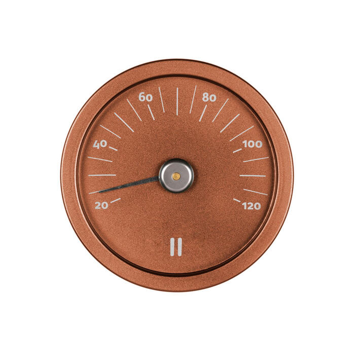 HOME4YOU Pirts termometrs RENTO COPPER, D15x2cm