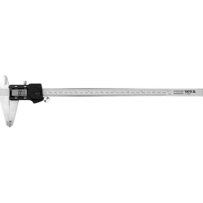 Yato Digitālais kalibrs 300mm, YT-72027, precizitāte