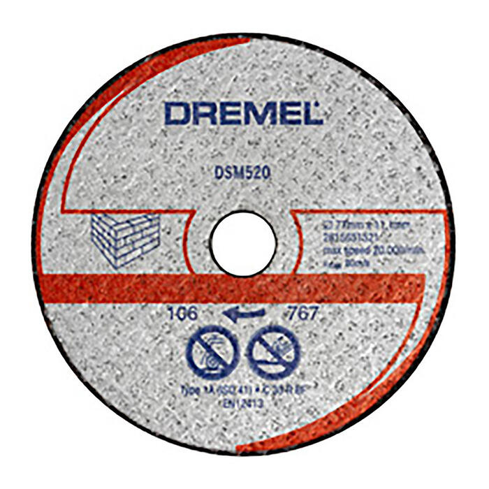 77 mm disks mūra griešanai 2615S520JB DREMEL (2615S520JB)