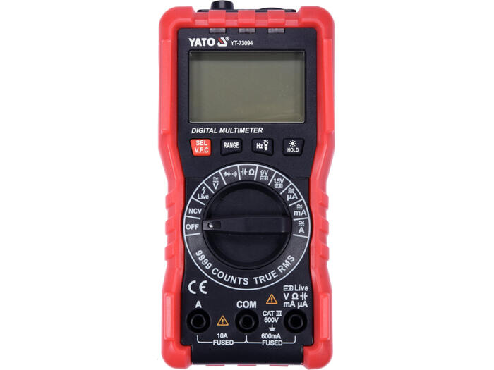 Yato Digitālais multimetrs YT-73094, 0-600V AC/DC