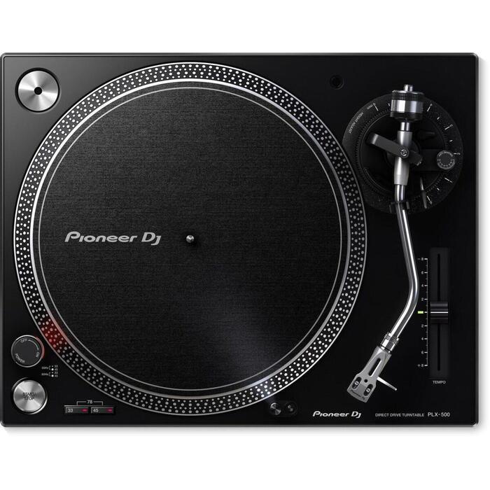 Pioneer DJ PLX-500-K plašu atskaņotājs, 33/45/78