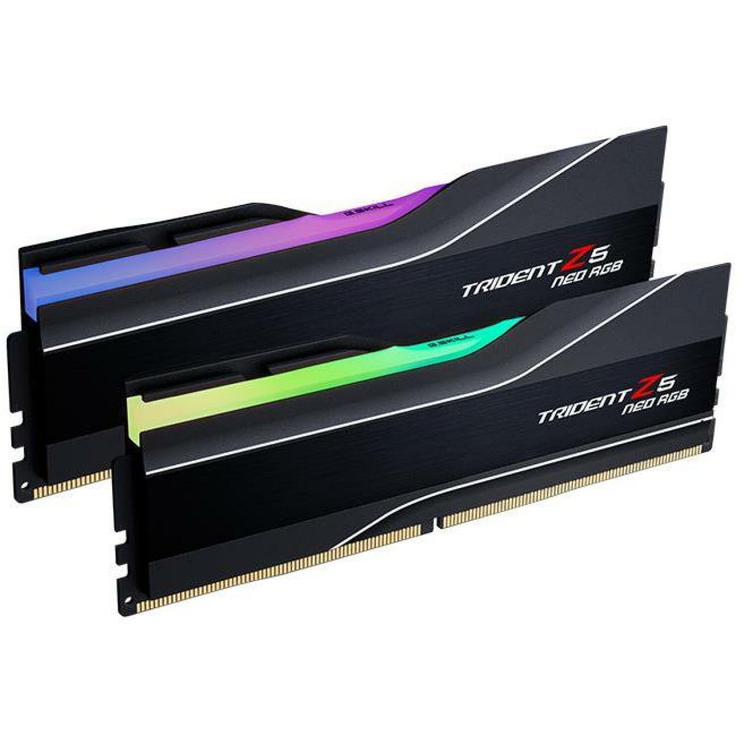 G.Skill память DIMM F5-6000J3038F16GX2-TZ5NR 32 ГБ, DDR5, 6000 МГц, 288-pin, CAS 30, двухканальная, многоцветная подсветка (F5-6000J3038F16GX2-TZ5NR)