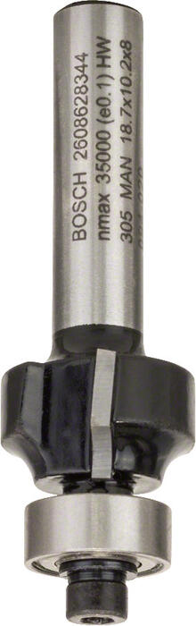 Noapaļošanas frēze HM R=3 mm, divpusējā