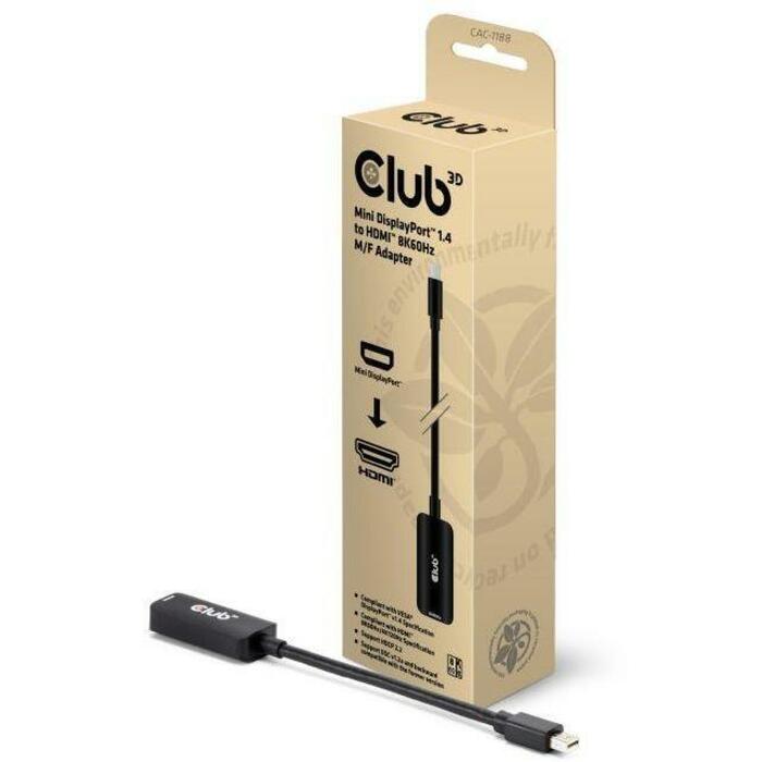 Club3D adapteris CAC-1188 Mini DisplayPort 1