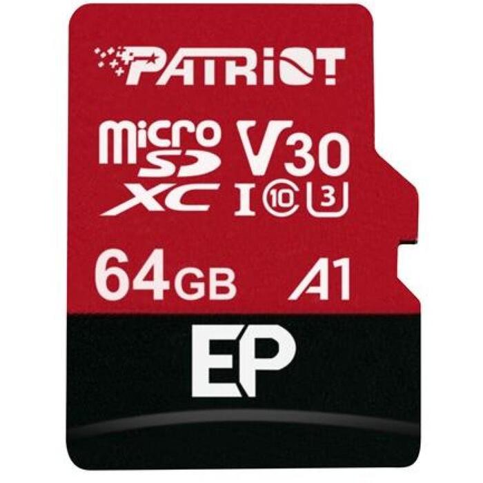 MEMORY MICRO SDXC 64GB UHS-3/PEF64GEP31MCX PATRIOT
