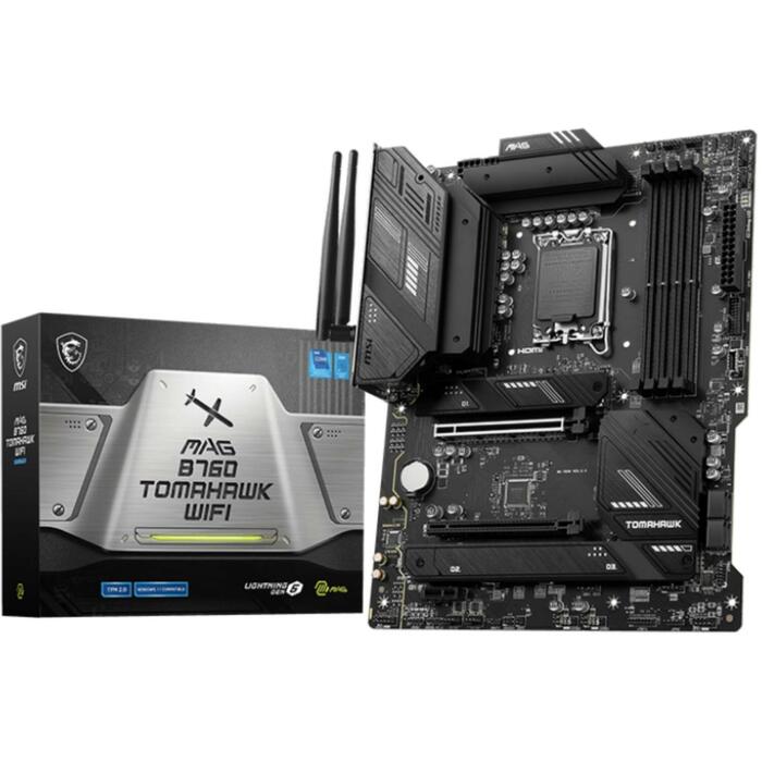 MSI MAGB760TOMAHAWKWIFI, mātesplate, LGA 1700, DDR5