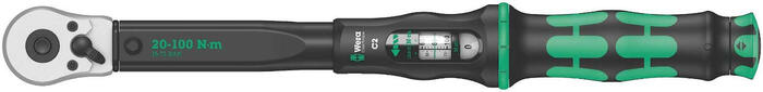 Dinamometriskā atslēga Click-Torque C 2 20-100Nm 1/2" 05075621001 WERA (05075621001)