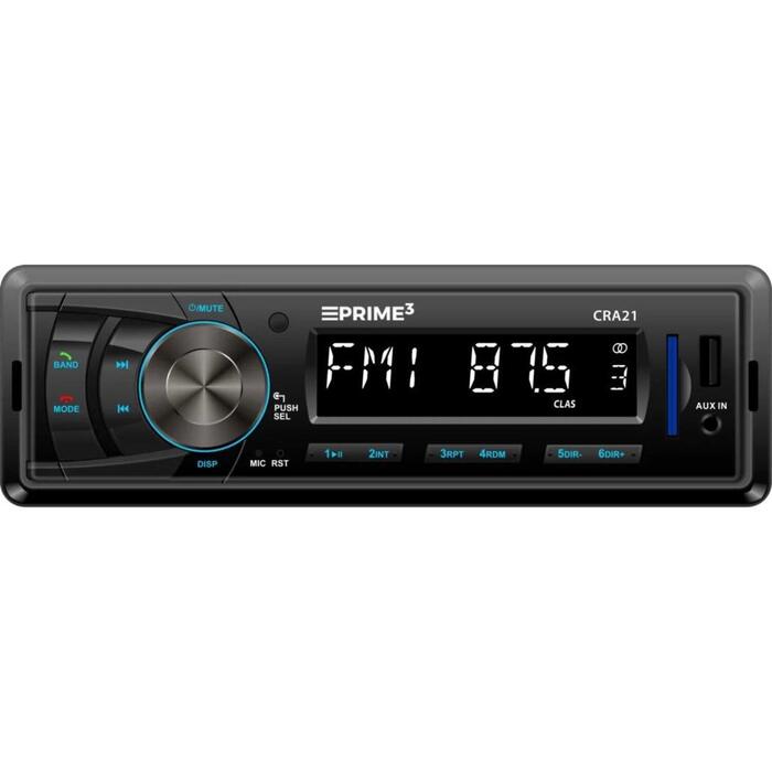 Prime3 automašīnas radio CRA21, 4x20W, 18