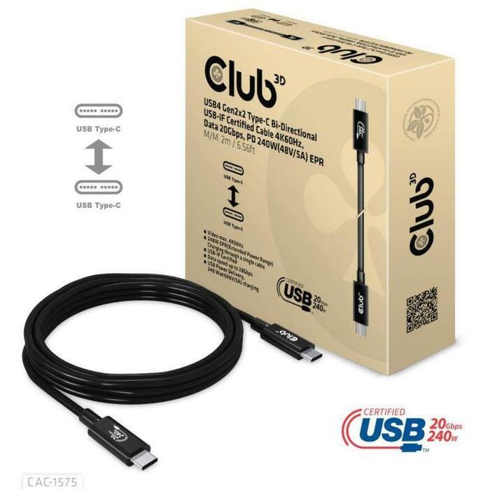 Club3D planšetdators CAC-1575 USB4 Gen2x2 Type-C