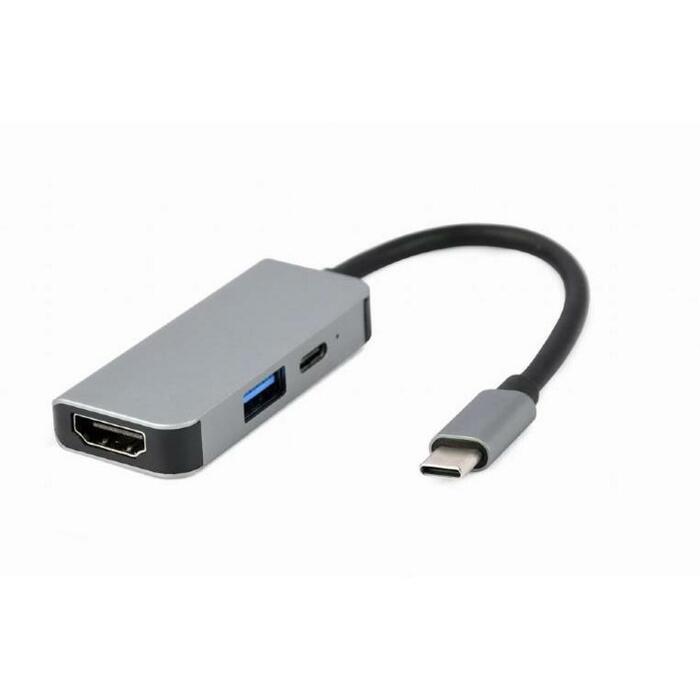 Gembird USB adapteris Type-C uz HDMI/USB