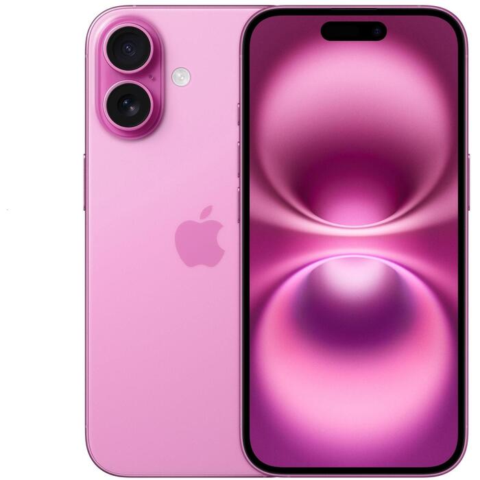 Apple Мобильный телефон iPhone 16 MYEA3HX/A, 128 ГБ, 6.1", 2556 x 1179, OLED, A18, 8 ГБ ОЗУ, 48 МП, 12 МП, 5G, Dual SIM (MYEA3HX/A)
