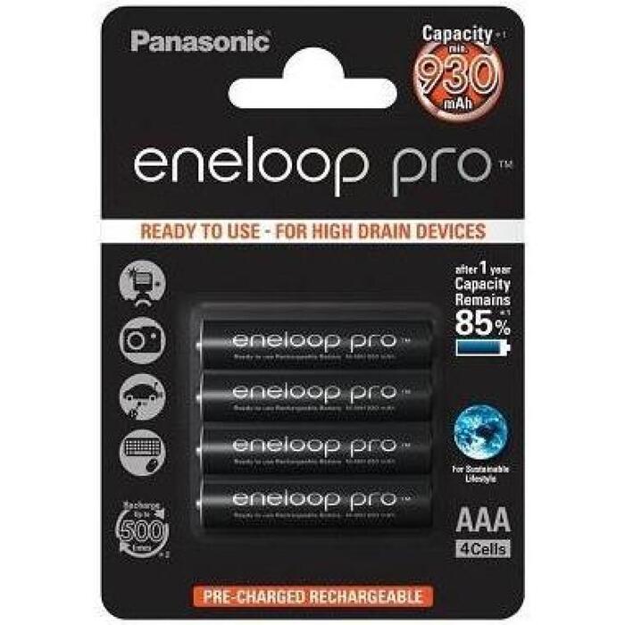 Panasonic Eneloop Pro BK-4HCDE/4CP, AAA, 930