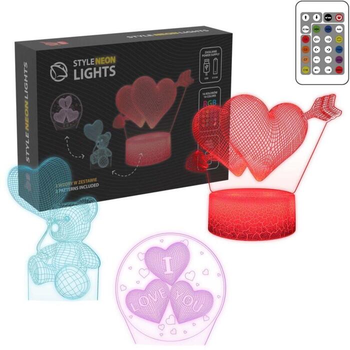 Manta Dekoratīvā lampa SNL115RGB, 5W, 11