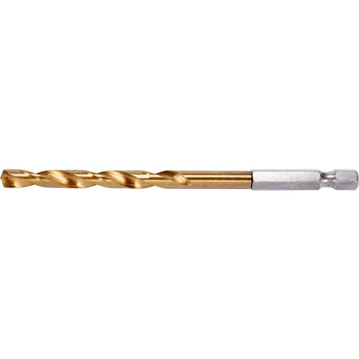 Yato Metāla urbis YT-44764, 6 mm, HSS 4241, 1/4" 6.3 mm, 113 mm, 57 mm, 135°, titāna nitrīda pārklājums, sešstūra kāts (YT-44764)