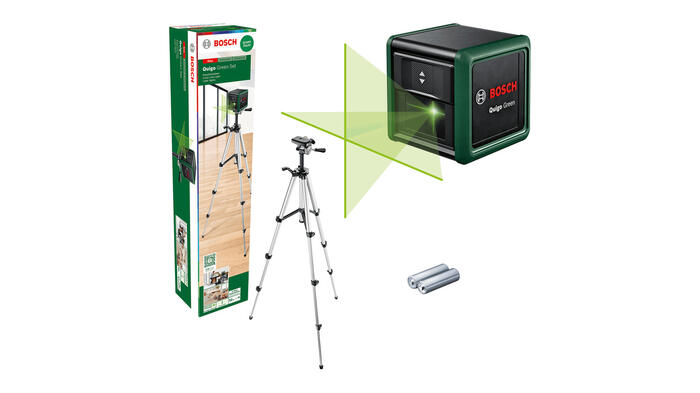 Krustlīniju lāzers Quigo Green komplekts, 0603663C04