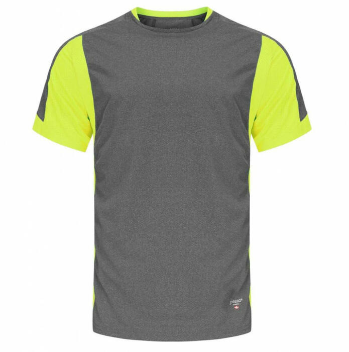 Pesso Breeze T-krekls MP205_G-2XL, 2XL, pelēks/dzeltens