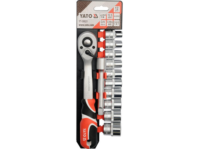 Yato instrumentu komplekts YT-38821, 1/2" 12