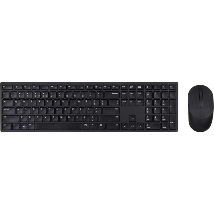 Dell Pro tastatūra un pele KM5221W 580-AJRC, 2xAAA, 1xAA, 10m, 3 pogas, 12 karstie taustiņi, QWERTY, melna (580-AJRC)