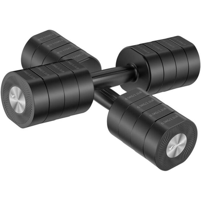 Merach Regulējamie hanteles MR-2444B1-EU, 1kg/2kg/3kg/4kg, 35cm