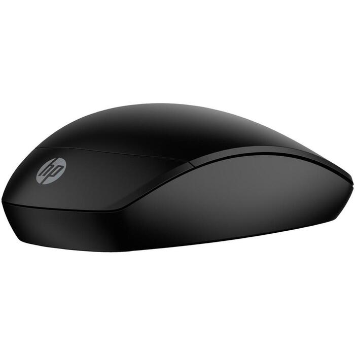HP 230 Slim bezvadu pele AJ7C2AA, 2.4 GHz, 1600 DPI, 3 pogas, 10 m, optiska, ambidextra, melna (AJ7C2AA)
