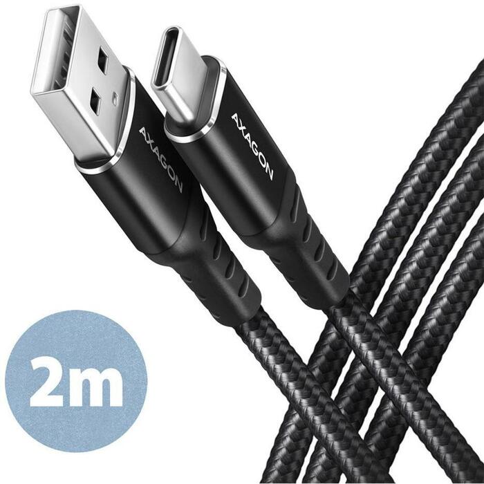 Axagon kabelis USB-C uz USB-A 2m