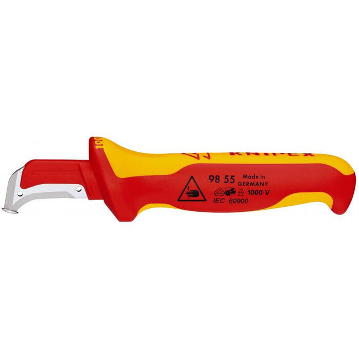 Нож для снятия изоляции проводов VDE, 1000В 9855 KNIPEX (98 55)