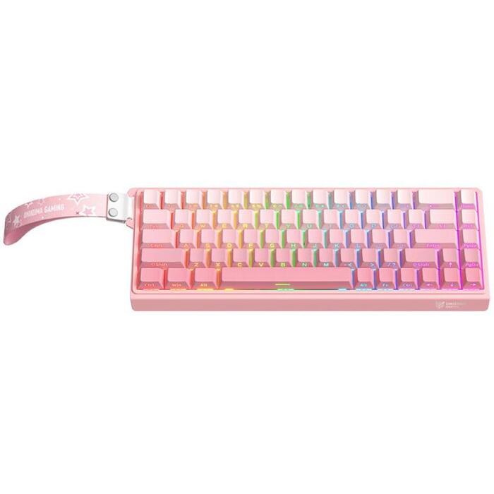 Onikuma G69 klaviatūra, G69 pink, 68