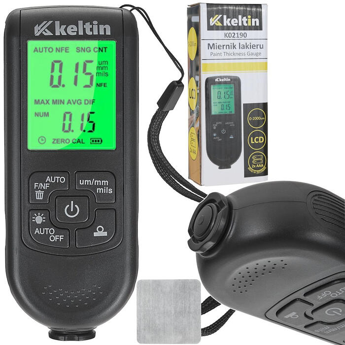 Geko Krāsas biezuma mērītājs K02190, 0-2000µm