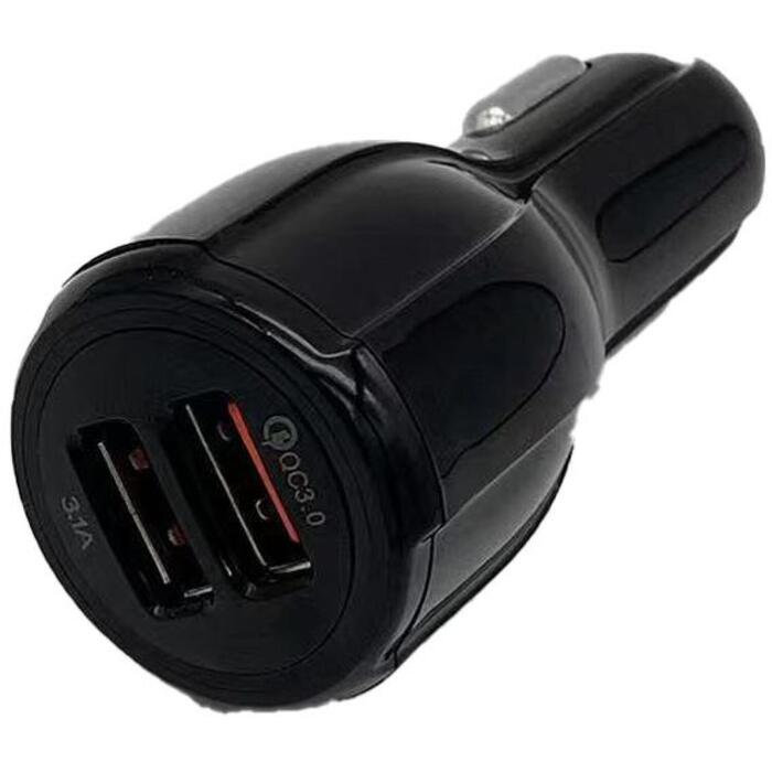 Manta Auto lādētājs MCC01QC3, 2xUSB, 5V